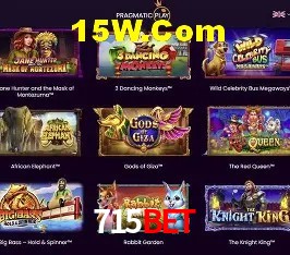 Provedores de Jogos 715Bet